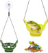 2 Pack Amphibian Aquatic Frogs Habitats with Suction Cup for Small Aquatic Animals
