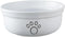 Ceramic Dog Bowls for Cats and Small Dogs, Pet Feeding Bowls 20 oz (6", Blue/Pink/White)