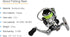 Mini Pen Fishing Pole Kit with Spinning Reel