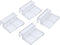Aquarium Fish Tank Glass Cover Clip Support Holder, 12mm, 4-Pack