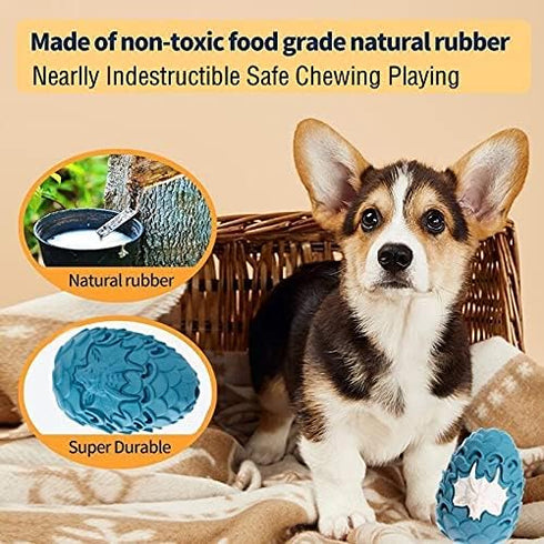 Premium Indestructible Chew Toys for Large Medium Dogs - Durable Interactive Boredom Treat Dispensing Toys for