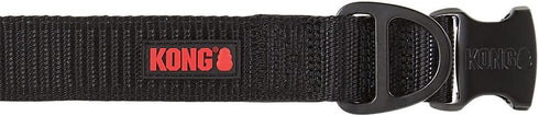 KONG Max HD Ultra Durable Neoprene Padded Dog Collar (Large, Black)