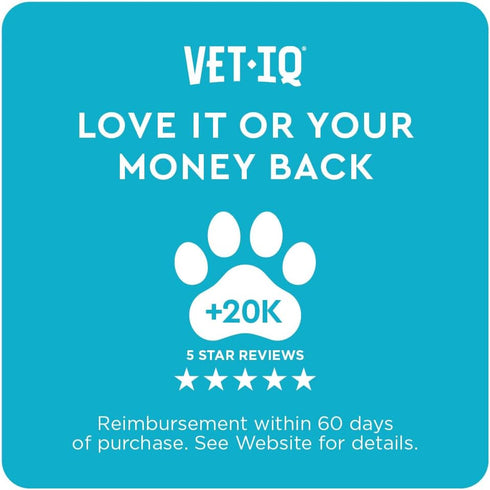 60 Count VetIQ Allergy Pro+ Soft Chews for Dogs, Dog Allergy Chews, Seasonal Support, Colostrum, Astragalus Root