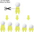 Golf Simulator Tees - Indoor Plastic Practice Golf Mat Tees for Winter Turf and Driving Range