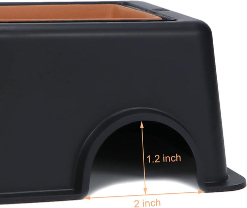 Wontee Reptile Hideout Box with Sink Basin Humidifier Caves for Lizards, Turtles, and Small Snakes