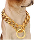 Ultra Strong Heavy Duty Slip Chain Dog Collar for Pit Bull Mastiff Bulldog - 19MM (32" for 28" Neck)
