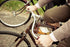 oopsmark The Bicycle Wine Rack - Handmade Leather Bike Bottle Holder and Carrier for Picnics