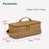 (Tan(13.38''L 5.51''W 5.51''H)) Fishing Tackle Bag Outdoor Camping Cookware Tool Bag Portable Large Capacity Tote