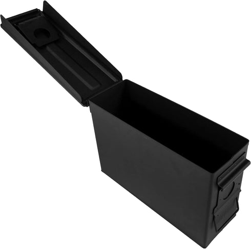 GUGULUZA .30 Cal Metal Ammo Can, Lockable Waterproof & Airtight Ammo Storage Case for Shotgun, Rifles, Pistols