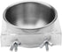 Stainless Steel Hanging Bowl Bird Food Feeding Dish, Water Seed Feeder with Screw Attachment for Bird Cage