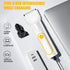 YEUKEUUAI Trimmer, Trimmer 4-in-1) Dog Paw Low Noise Paw Hair for Dogs with LED Light Wireless Pet Shaver, Suitable