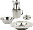 Zerodeko Stainless Steel Camping Cookware Set with Cooking Utensils Portable Picnic Pot