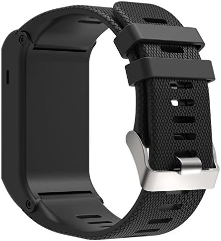Soft Silicone Replacement Band for Garmin Vivoactive HR, Watch Band Only (No Tracker)