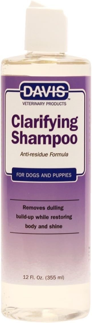 Davis Manufacturing CLS12 Clarifying Pet Shampoo, 12 oz, Clear