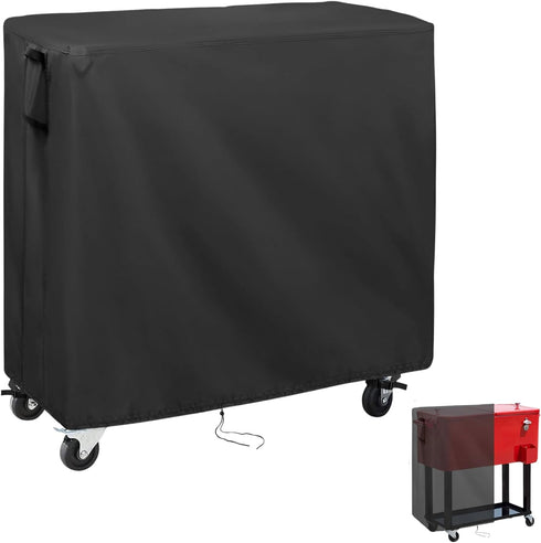 Cooler Cart Cover for Most 80 Quart Rolling Cooler Cart Cover, Waterproof