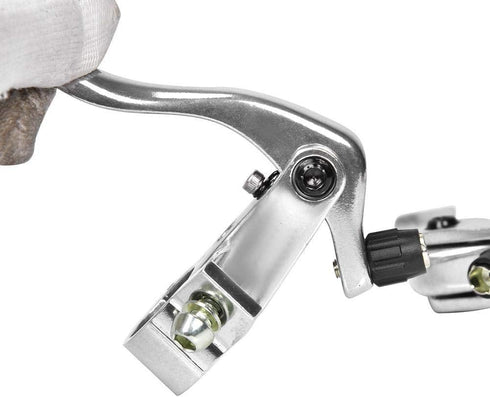 ZJchao Bike Brake Lever, 1Pair 24mm Aluminum Alloy Handlebars Bar Handle, Mountain Cycling Accessory