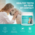 PITHER Dog Teeth Cleaning Wipes, Pet Dental Finger Wipes for Dogs & Cats Disposable Gentle Dog Teeth Cleaning Pads Tooth Brushing Kit Freshen Bad Breath Remove Plaque & Tartar Buildup 50 Counts