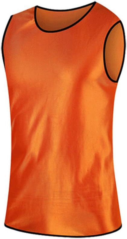 Scrimmage TopTie Training Vests Soccer Bibs Sports Pinnies Practice Jersey for Adult Youth