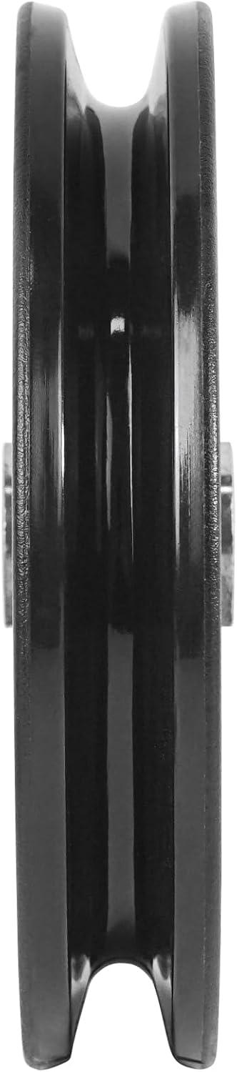 Luwint 4.5” Bearing Pulley Wheel, Replacement Parts for Home Gym System Equipment Cable Machine