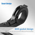 VGEBY Handlebar Extender, Aluminum Alloy Handlebar Extension Bracket Bike Lamp Phone Holder Rack (Black 10cm Carbon Tube) Bike Handlebar Extender Handlebar Extender Bike Handlebar