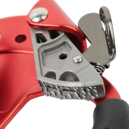 SRT Climbing Hand Ascender, Aviation Light Alloy Ergonomic Rappelling Gear for Left Handed Arborist