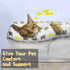 Super Soft Small Dog Bed & Cat Bed, Cozy Round Fluffy Plush Pet Bed, Anti-Anxiety Puppy Cuddler, Machine Washable Faux