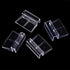 Teensery 8 Pcs Aquarium Glass Cover Clip Clear Acrylic Fish Tank Glass Cover Support Holder Aquarium Lid Clip Clamp for Rimless Aquariums (10 MM)