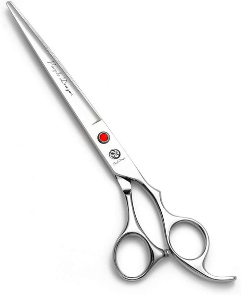 Purple Dragon Sharp Edge Salon Hair Cutting Shears, 4” to 10” Sizes, Pet/Dog Grooming Scissors with Bag