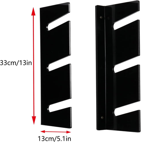 Wall Mounted Skateboard Shelf, Storage Rack, Skateboard Bracket, Horizontal Space Saving Design