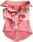 Lifeunion Small Cats Dogs Pajamas - Soft Silk Lapel Two-Legged Sleepwear Shirt for All Season (Large, Pink)