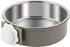 POPETPOP No Spill Crate Water Bowl: Removable Stainless Steel Dog Bowl for Cat, Puppy, Rabbit, Pet Kennel Cage