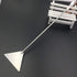 2Pcs Stainless Steel Aquarium Spatula Long Sand Spatula Scrapers for Aquatic Plant Tools (Silver)