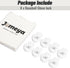 Jomeya 8 Pack Glove Locks, Universal Fit Baseball and Softball Lace Locks, No More Knots Required