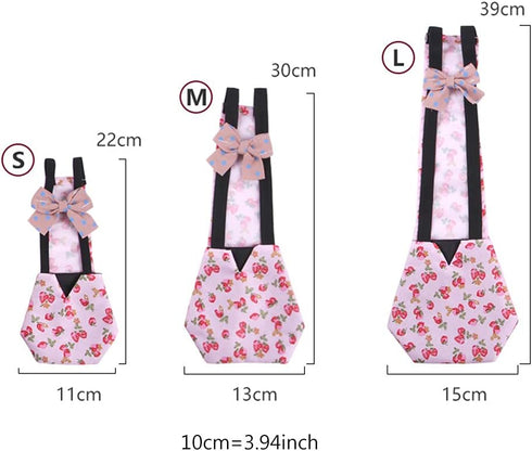 TUOTUOJIA Adjustable Chicken Diaper for Pet Duck for Washable Poultry Nappies Hens Clothes with Pretty Bow Reusable