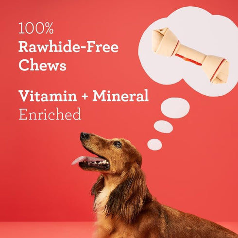 Dreambone Vegetable & Chicken Dog Chews, 4-Count, Rawhide Free, Medium (3 Pack)