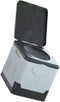 ULTECHNOVO Portable Folding Toilet for Camping Car Emergency Simple Travel Potty Storage