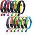Cat Collar with Bell, 12pcs Mixed Colors Reflective Collars, Soft Nylon for Cat or Small Dogs, Neck 7.8" - 13"