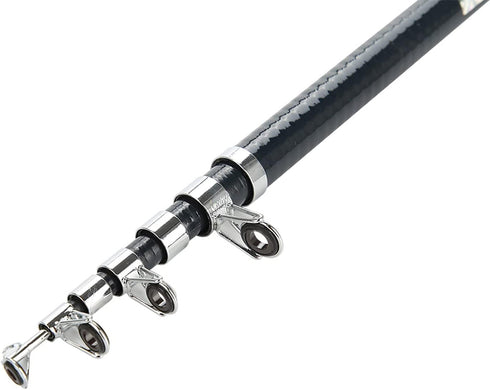 Foldable Fishing Rod and Reel Combos, Telescopic Stainless Steel Pocket Fisherman for Travel