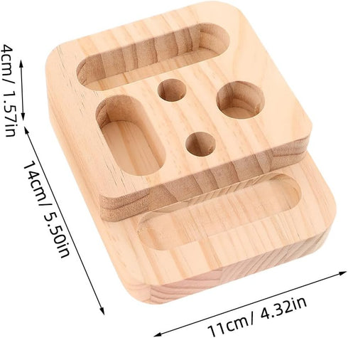 FESTFENDS 2Pcs Wooden Hangboard Rock Climbing - Hang Board for Climbing | Fingerboard | Arm Workout & Pull-Up Training