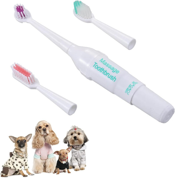 PET-Friendly Electric Toothbrush Waterproof Rechargeable Dog and Cat Toothbrush Travel Case Convenient