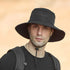 YOLAI Mens Outdoor Bucket Hat Mesh Breathable Sunshade Fisherman Cap Sunscreen Foldable Sun Visor Hat Outdoor Hiking