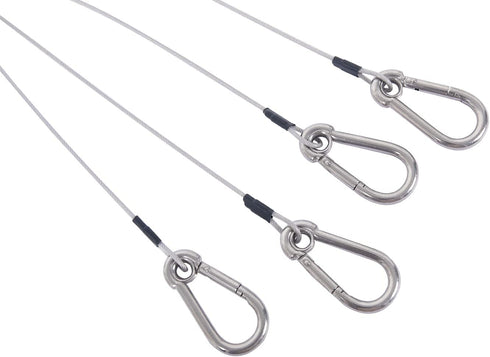 ZenWidea 4 Heavy Duty Marine Grade Stainless Steel Crab Pot Harness Arm Crab Trap Harness for Prawn Trap and Shrimp Pot