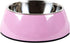 Pet Bowls Stainless Steel - Universal Dog & Cat Water and Food Bowls, 4 Sizes & 5 Colors Available (S, Pink)