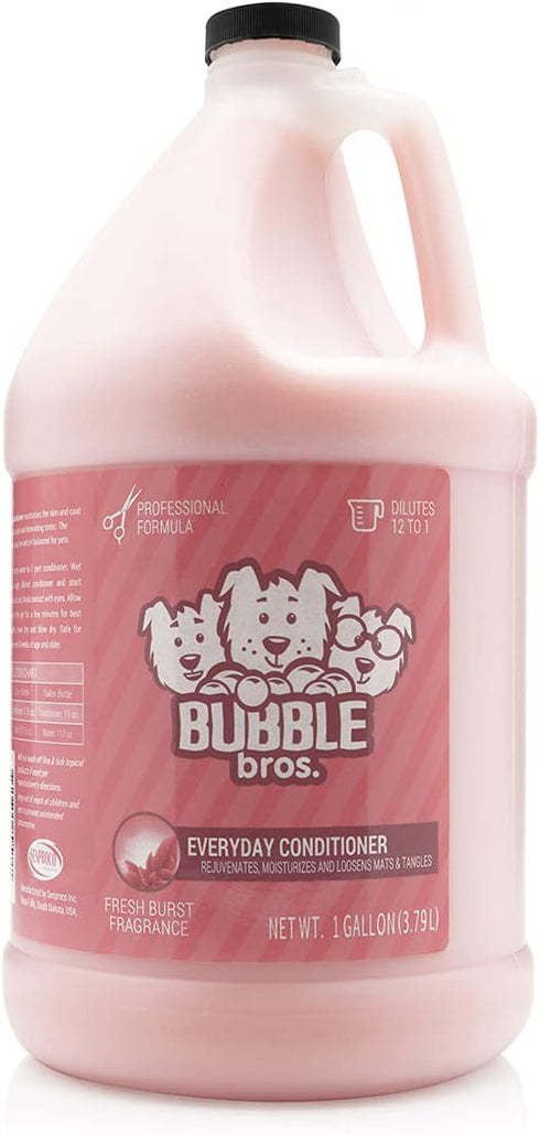 Everyday Conditioner for Dogs, Gallon - Natural Moisturizer for Skin and Coat, Loosens Mats, Eliminates Static