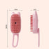 Steam Cat Brush - Rechargeable Dog Brush for Shedding, Unique 360° Rotating Handle (Pink)