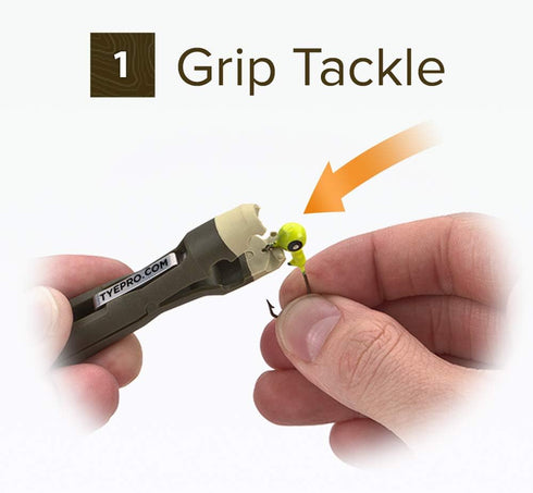 Fly and Ice Fishing Knot Tying Tool, Easily Tie Hooks, Jigs, and Flies, Clip Fishing Line