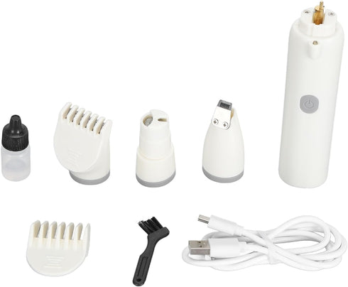 PODSJD Electric Pet Clippers Rechargeable Hair Trimmer for Dogs and Cats, Low Noise,