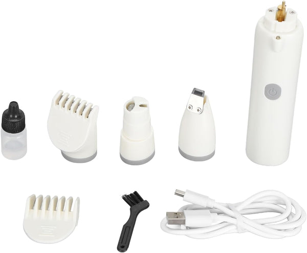 PODSJD Electric Pet Clippers Rechargeable Hair Trimmer for Dogs and Cats, Low Noise,