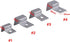 Fdit Pack of 4 Stainless Steel Aquarium Fish Glass Cover Clip Support Holder (8mm)
