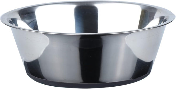 PEGGY11 Deep Stainless Steel Anti-Slip Dog Bowl, Single Pack, 2 Cups